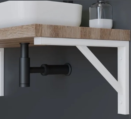 Столешница 60*55 постформинг черный